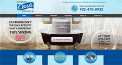 Desktop Screenshot of carlsairconditioning.com